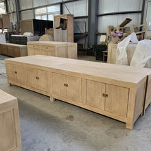 Load image into Gallery viewer, Organic Oversize TV Unit _ Eight Door _ 280cm _ Blonde Elm
