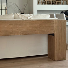 Load image into Gallery viewer, Farmhouse Hallway Table _ Earthy Brown
