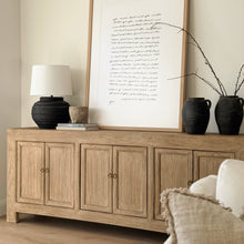 Load image into Gallery viewer, Antique Sideboard _ Shaker Profile _ 220cm _ Aged Elm
