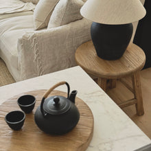 Load image into Gallery viewer, Farmhouse Side Table _ Aged Elm
