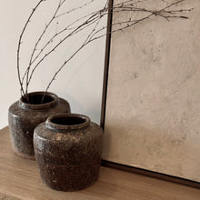 Load image into Gallery viewer, Antique Glazed Pottery _ Rustic Brown
