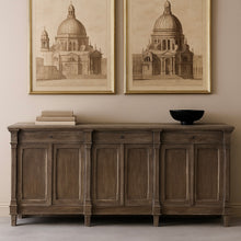 Load image into Gallery viewer, French Provincial Buffet _ Distressed Brown
