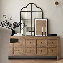 Load image into Gallery viewer, Farmhouse Sideboard _ Ten Drawer _ Aged Elm
