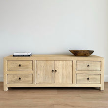 Load image into Gallery viewer, Organic Boho TV Unit _ Blonde Elm
