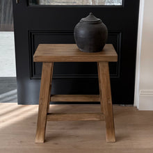 Load image into Gallery viewer, Ming Rectangle Stool _ Rustic Brown
