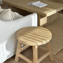 Load image into Gallery viewer, Organic Boho Side Table _ Blonde Elm
