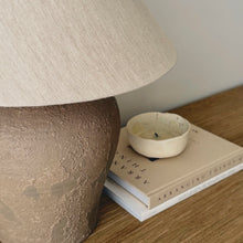Load image into Gallery viewer, Layla Lamp by Impreshens _ Taupe + Natural Linen Empire Shade
