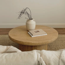 Load image into Gallery viewer, Honey Elm Platform Coffee Table _ 100cm
