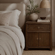 Load image into Gallery viewer, Wabi Bedside Table _ Antique Brown
