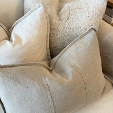 Load image into Gallery viewer, Cushion _ European Linen _ Natural _ 2 Sizes
