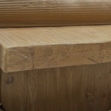 Load image into Gallery viewer, American Farmhouse Platform Coffee Table _ Honey Elm _ 2 Sizes
