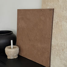 Load image into Gallery viewer, Quiet Earth Collection _ Textured Canvas by Sarah Farinski _ Chocolate Brown
