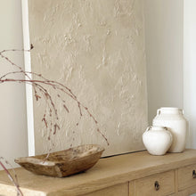 Load image into Gallery viewer, Quiet Earth Collection _ Framed Textured Canvas by Sarah Farinski _ Neutral Beige
