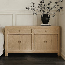 Load image into Gallery viewer, Organic Boho Sideboard _ 160cm _ Blonde Elm
