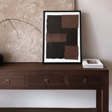 Load image into Gallery viewer, Hesh III _ Framed Textile Art _ 52x73cm
