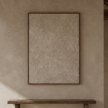 Load image into Gallery viewer, Ancient Sandy Desert _ Textured Canvas by Sarah Farinski _ Warm Beige
