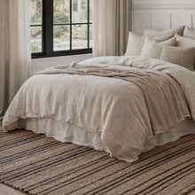 Load image into Gallery viewer, Rug _ Organic Jute _ Heritage Black Stripe
