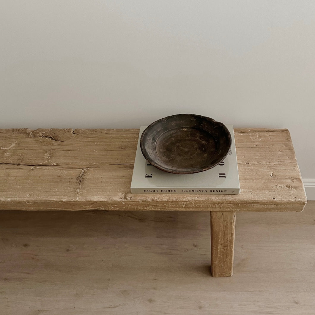 American Farmhouse Bench _ 190cm _ Honey Elm