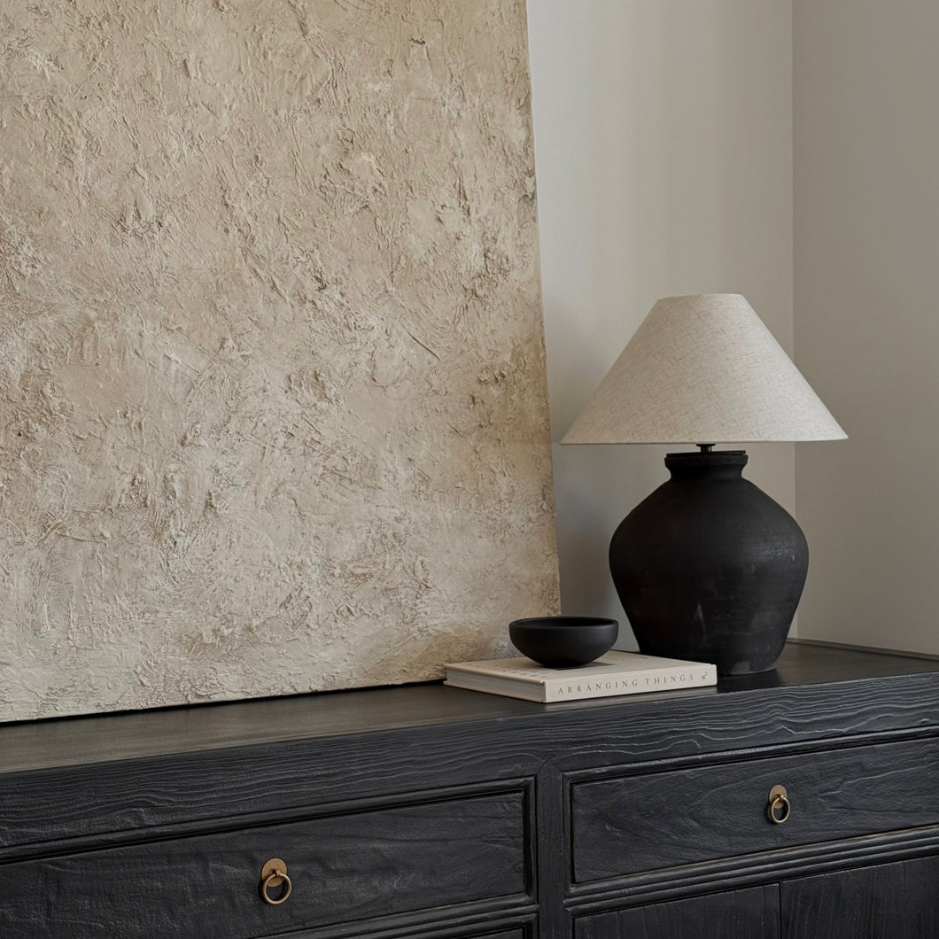 Sandy Desert Collection _ Textured Canvas Art by Sarah Farinski _ Warm Beige