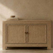 Load image into Gallery viewer, Organic Sideboard _ Iron Detail _ 140cm _ Blonde Elm
