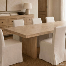 Load image into Gallery viewer, Organic Platform Dining Table _ 244cm _ Blonde Elm
