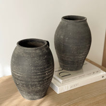 Load image into Gallery viewer, Vintage Vessel _ Handle _ Stone Grey/Black
