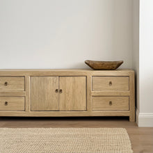 Load image into Gallery viewer, Organic Boho TV Unit _ Blonde Elm
