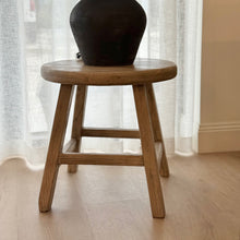 Load image into Gallery viewer, Antique Boho Side Table _ Aged Elm
