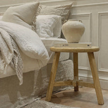 Load image into Gallery viewer, Organic Side Table _ Tri-Leg _ Blonde Elm
