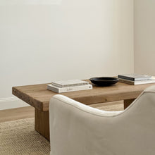 Load image into Gallery viewer, Farmhouse Platform Coffee Table _ 160cm _ Aged Elm
