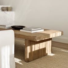 Load image into Gallery viewer, Farmhouse Platform Coffee Table _ 160cm _ Aged Elm
