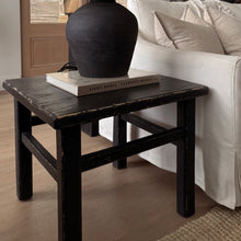 Load image into Gallery viewer, Oriental Lamp Table _ Large _ Distressed Black
