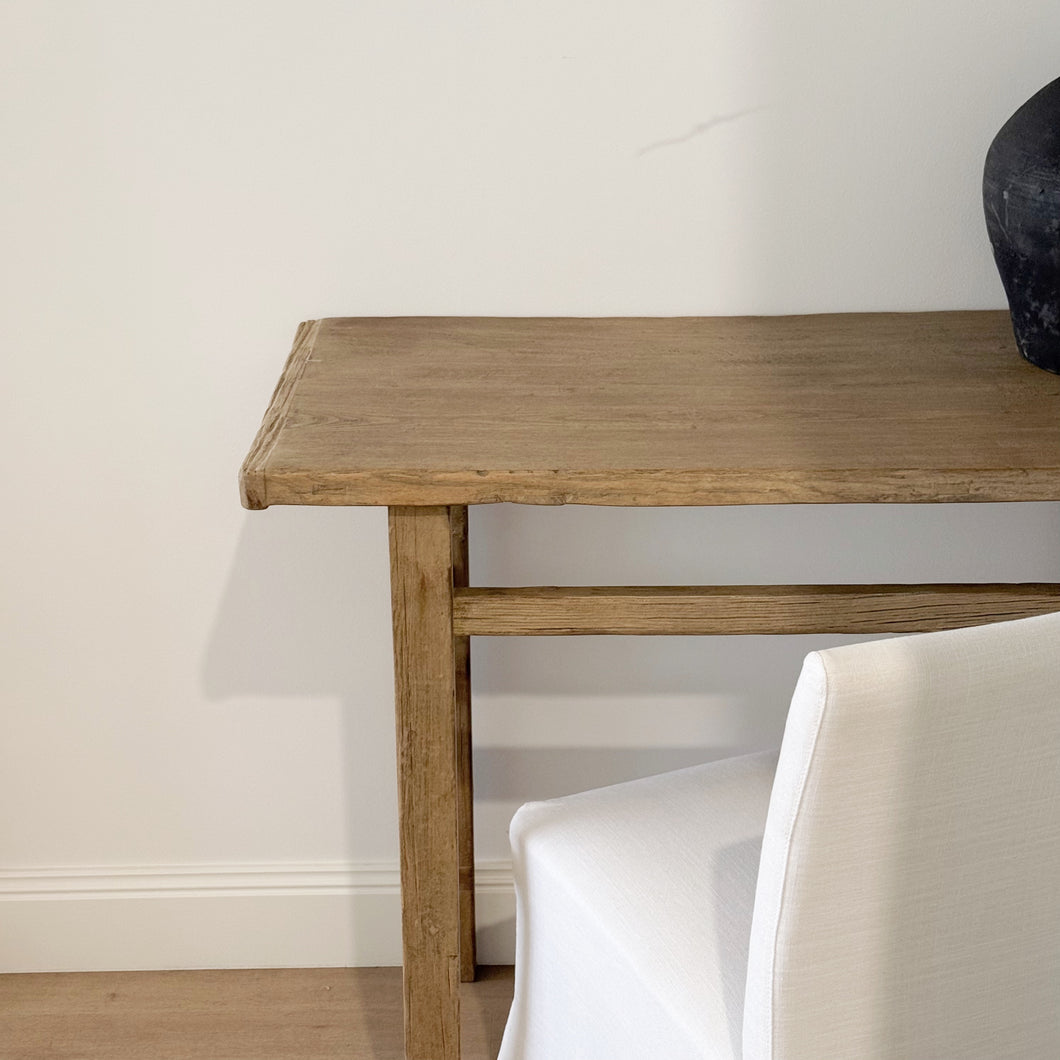 Artisan Alter Table _ Desk/Dresser/Vanity _ Aged Elm