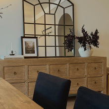 Load image into Gallery viewer, Farmhouse Sideboard _ Ten Drawer _ Aged Elm
