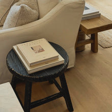 Load image into Gallery viewer, Provincial Boho Side Table _ Distressed Black
