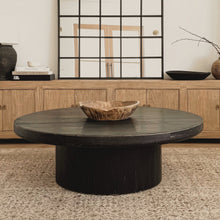 Load image into Gallery viewer, Provincial Platform Coffee Table _ 2 Sizes _ Textured Black
