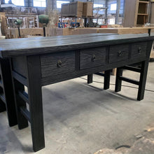 Load image into Gallery viewer, Heritage Hallway Table _ Textured Black
