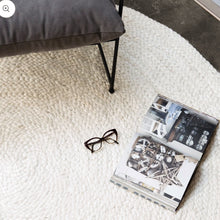 Load image into Gallery viewer, Rug | Organic Braided Jute | Round | Ivory
