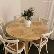 Load image into Gallery viewer, Organic Round Dining Table _ Blonde Elm _ 2 Sizes
