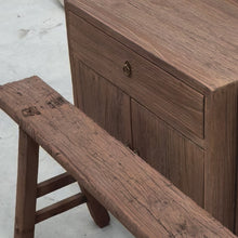 Load and play video in Gallery viewer, Wabi-Sabi Oversize Bedside Table _ Earthy Brown
