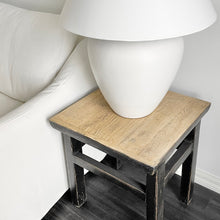 Load image into Gallery viewer, Heritage Tea Table | Black + Natural Top | Elm
