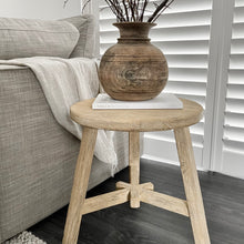 Load image into Gallery viewer, Organic Side Table | Tri-Leg | Blonde Elm
