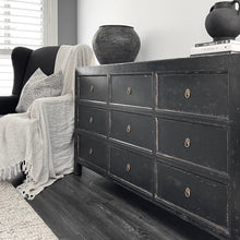 Load image into Gallery viewer, Provincial Chest | Nine Drawer | Black Elm
