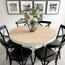 Load image into Gallery viewer, White and Timber Round Dining
