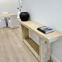 Load image into Gallery viewer, Organic Platform Hallway Table | Blonde Elm
